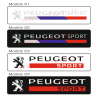 Cache plaque Peugeot A