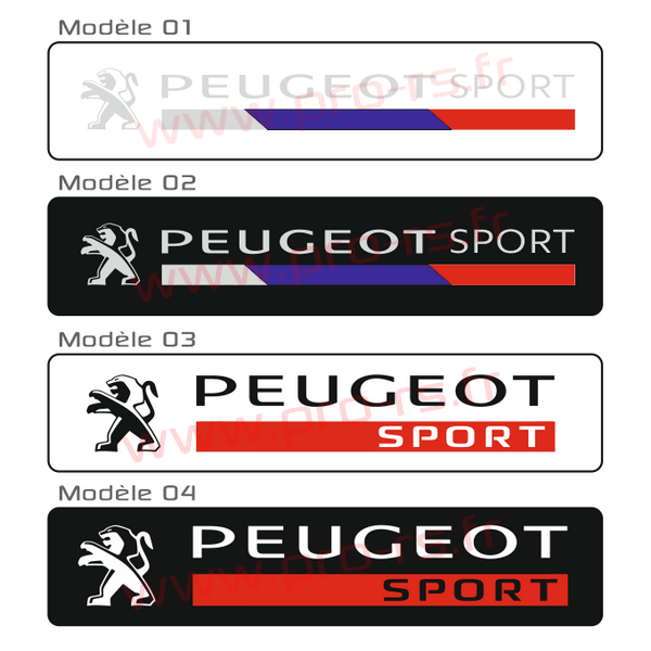Cache plaque Peugeot A - Pro-RS