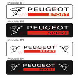 Cache plaque Peugeot A