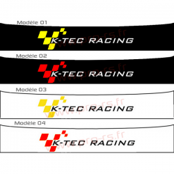 Bandeau pare soleil K-Tec Racing