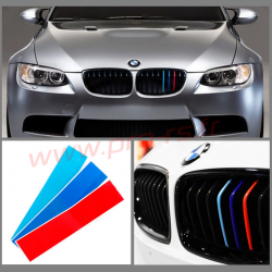 BMW Bande de calandre 3 couleurs 20cmX3