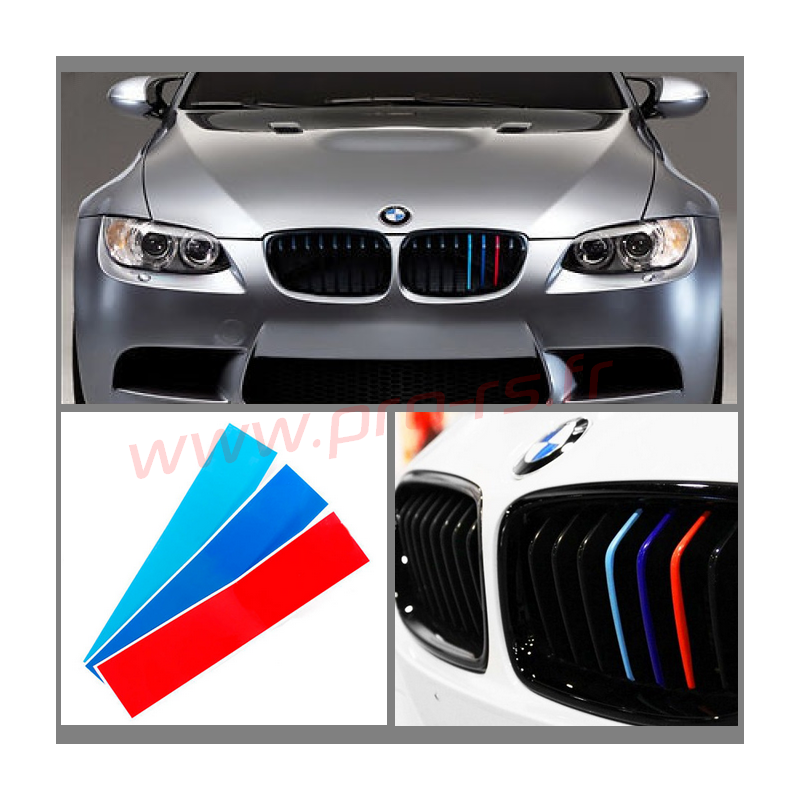 BMW Bande de calandre 3 couleurs 20cm X3 - Pro-RS