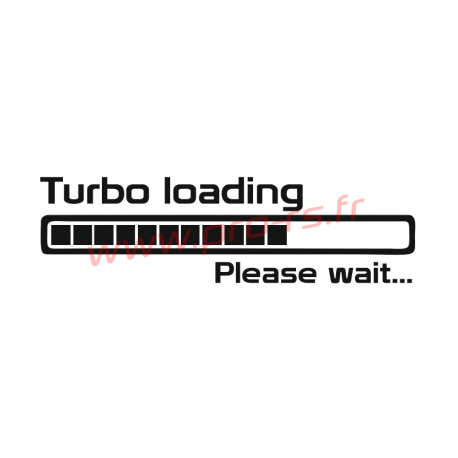 Sticker Turbo Loading