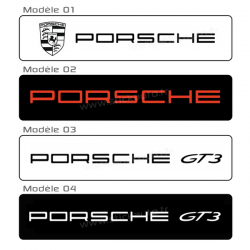 Cache plaque Porsche A