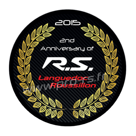 Sticker RS Languedoc Roussillon Anniversaire Club 2ans