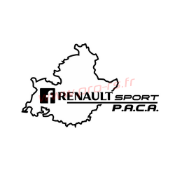 Sticker Renault Sport PACA