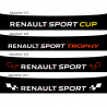 Bandeau pare soleil Renault Sport 2016 Type 2