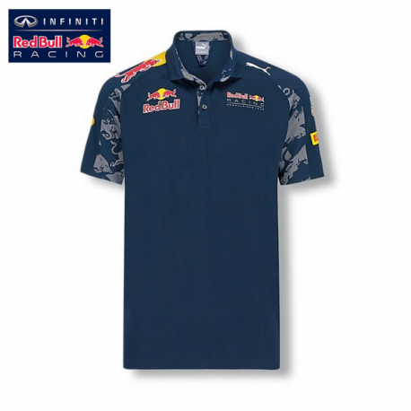 Polo RED BULL Team bleu pour homme - Formule 1 