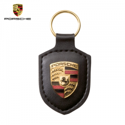 Porsche Porte-clés écusson Noir