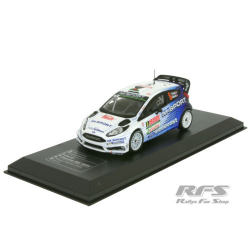 Miniature Ford FIESTA rs wrc-rallye monte carlo 2015-Evans 1/43