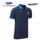 Polo FORD Team Travel bleu pour homme - Endurance 