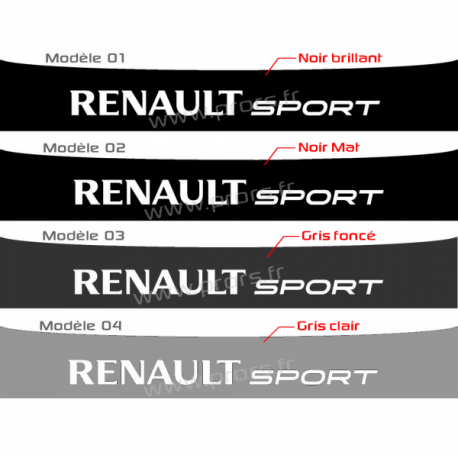 Bandeau pare soleil Renault Sport A