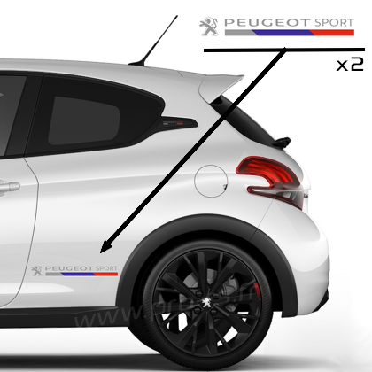 Stickers de toit Peugeot Sport D 2016 - Pro-RS
