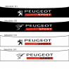 Bandeau pare soleil Peugeot Sport A