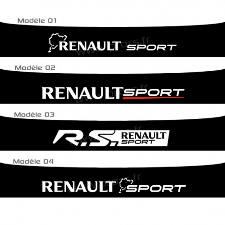 Bandeau pare soleil Renault Sport C