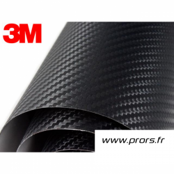 Feuille Adhésif Carbone Noir 38x25cm thermoformable & 3D