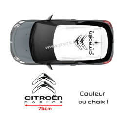 Stickers de toit Citroën Racing 75cm