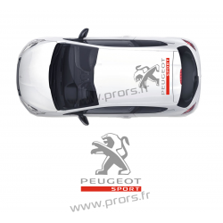 Stickers de toit Peugeot Sport C