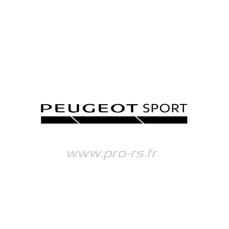 Sticker Peugeot Sport 2016 monocouleur