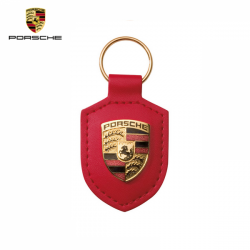 Porsche Porte-clés écusson Rouge