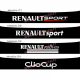 Bandeau pare soleil Renault Sport H