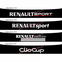 Bandeau pare soleil Renault Sport H