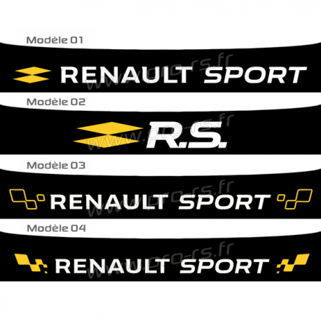 Bandeau pare soleil Renault Sport 2016 Type 3 - Pro-RS