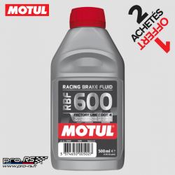 Liquide de freins MOTUL RBF 600 DOT 4 miscible 