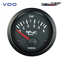 Manomètre VDO Cockpit Vision pression d'huile 0-5 bars 