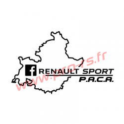 Sticker Renault Sport PACA 2017