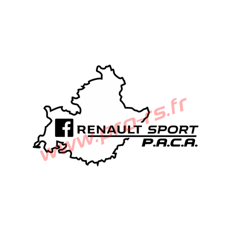 Sticker Renault Sport PACA