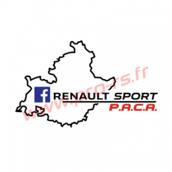 Sticker Renault Sport PACA Couleur 2017