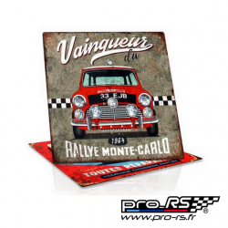 Plaque de décoration RETRO BRANDS Rallye Monte Carlo 