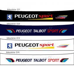 Bandeau pare soleil Peugeot Sport collection 2016