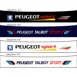 Bandeau pare soleil Peugeot Sport PTS