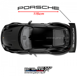 Lettrage PORSCHE pour Aileron