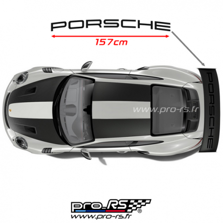 Lettrage PORSCHE 157cm pour Aileron 