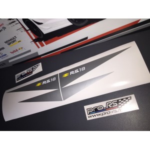 Kit 2 Stickers Clio RS 18