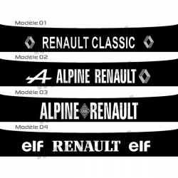 Bandeau pare soleil Vintage Renault
