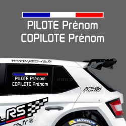 Kit Nom Pilote Copilote modèle A