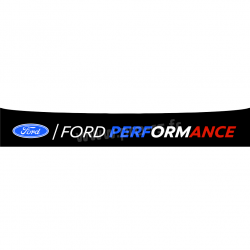 Bandeau pare soleil Ford Performance Bleu Blanc Rouge