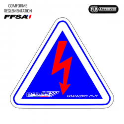 Autocollants Sécurité Coupe-Circuit FIA