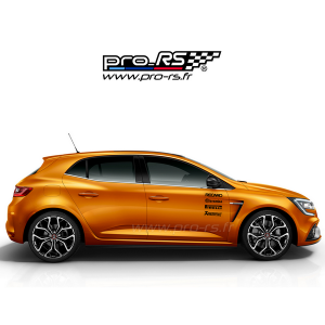 Kit 4 Stickers Sponsors à personnaliser