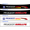 Bandeau pare soleil Peugeot Sport PTS