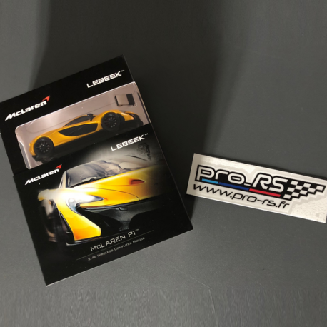 Souris d'ordinateur optique sans fil MCLAREN P1 jaune