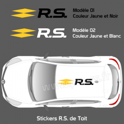 Stickers de toit Renault Sport R.S.