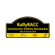 Plaque de Rallye Espagne 2018 en autocollant