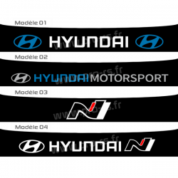 Bandeau pare soleil Hyundai Motorsport