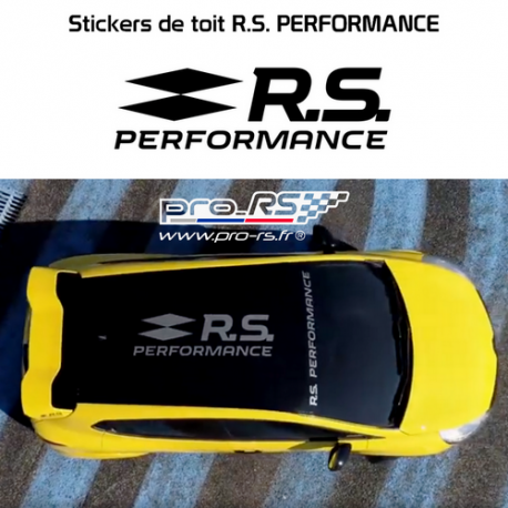 Stickers de toit Renault Sport R.S. Performance