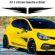 Kit 8 Stickers RS Losange PACK Renault Sport